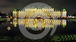 Viennese Christmas night at Belvedere palace