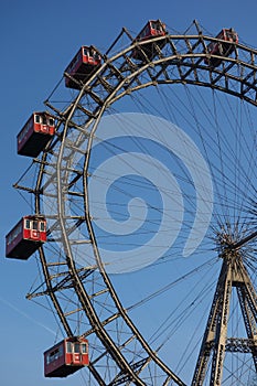 Viennese giant wheel in the Prater Park