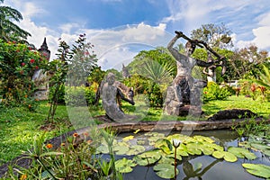 Vientiane Laos statue at Buddha Park Xieng Khuan