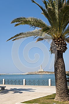 Vieste (Gargano, Apulia) lighthouse from park