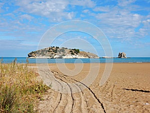 Vieste - Isolotti di Portonuovo dalla spiaggia