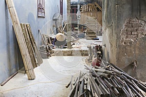 Vietnam, Bac Ninh province, Xuan Lai bamboo village