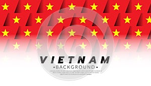 Vietnam flag pattern background template. AEC ASEAN economic community flags. Vector Illustration