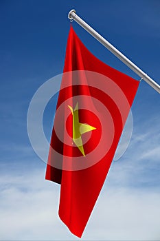 Vietnam flag w/clipping path