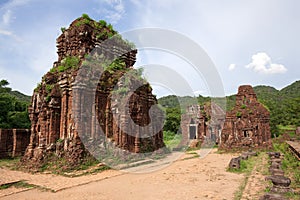 Vietnam Khmer temple ruins photo