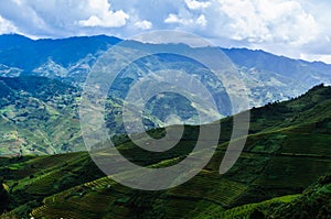 Vietnam landscape: Rice Terraces at Mu Cang Chai, Yen Bai, Viet Nam