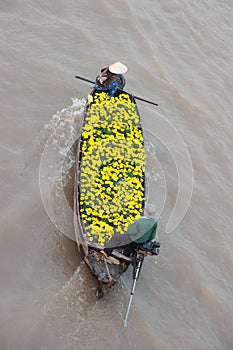 Vietnam, Mekong Delta floating market