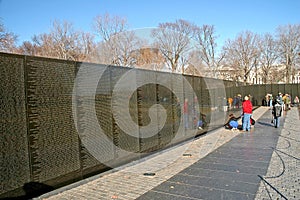 Vietnam Memorial Wall Washington