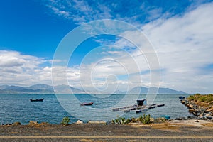 Vietnam ocean road from Phan Rang to Cam Ranh