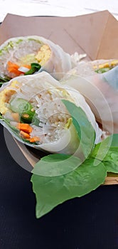 Vietnam  rolls - Thai food, Thailandia photo