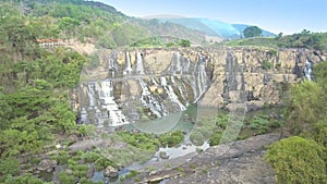 Vietnamese central highland with Pongour waterfall