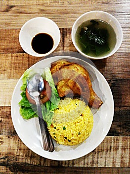 Vietnamese chicken rice in Malaysia