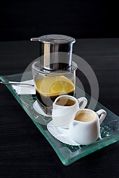 Vietnamese coffee set