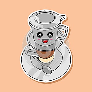 Vietnamese coffee vector design