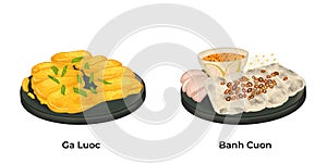 Illustration of Vietnamese Traditional Dishes â Authentic Flavors Series