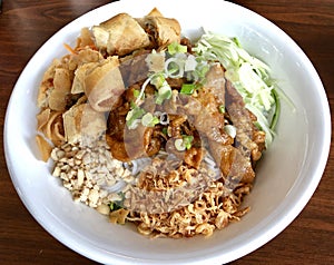 Vietnamese Dish Rice Noodle Bowl