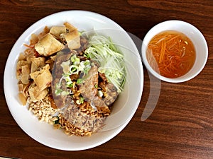 Vietnamese Dish Rice Noodle Bowl