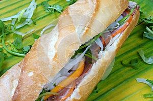 Vietnamese food, banh mi