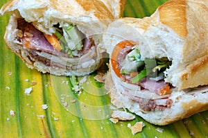 Vietnamese food, banh mi