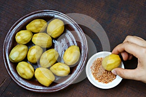 Vietnamese food, Spondias mombin photo