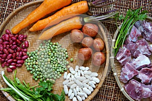 Vietnamese food, vegetable soup