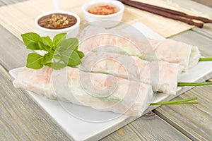 Vietnamese Fresh Spring Rolls