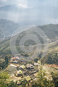 Vietnamese landscape in Sa Pa