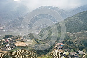 Vietnamese landscape in Sa Pa