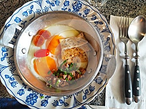 Vietnamese pan eggs