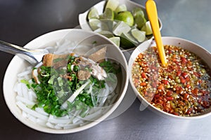 Vietnamese Phan Rang fish noodles