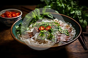 Vietnamese Pho Beef Noodle soup