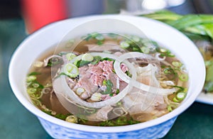 Vietnamese Pho Beef Noodle Soup