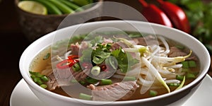 Vietnamese phobo soup