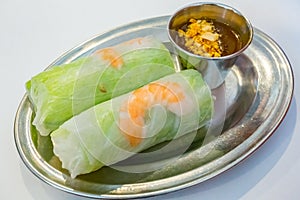 Vietnamese Rice Paper Spring Rolls