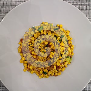 Vietnamese Sauteed Corn with Dried Shrimps