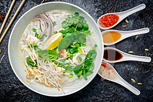 Vietnamese soup Pho GA