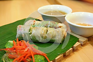 Vietnamese spring rolls