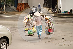 Vietnamese Street Vendor photo