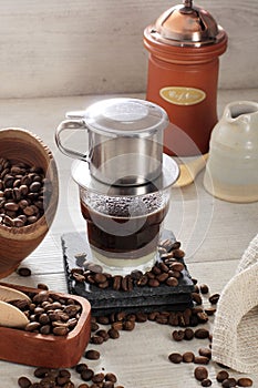 Vietnamese Style Drip Coffee with Condense Milk