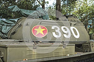 Vietnamese T-54 tank at the Independence Palace