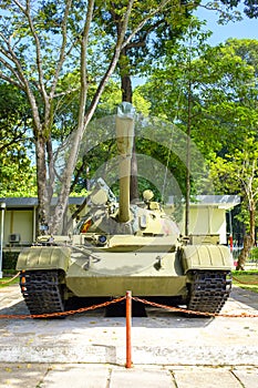 Vietnamese T-54 tank at the Independence Palace