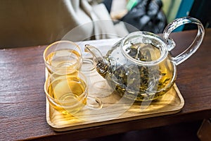 Vietnamese tea drinking is hobby of the older, more learned members in households and in society in general