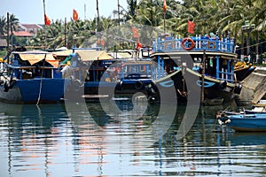 Vietnamese Traditional Tourist Pleasure Boats