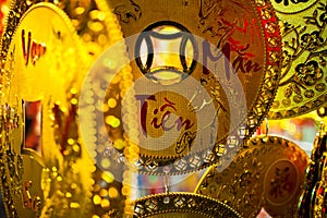 Vietnamewse gold coin decoration