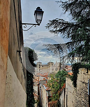 Vieux Lyon and cathedral saint jean, old town of Lyon, France