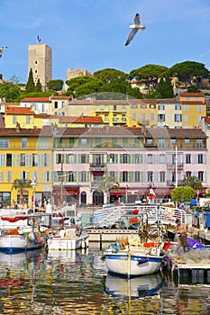 Vieux Port in Cannes, France