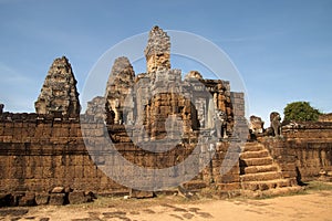 View of the 10th Century East Mebon temple ruins