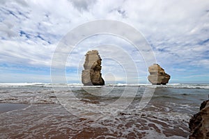 A view on 12 Apostles near Port Campbell ,Great Ocean Road in Victoria, Australia