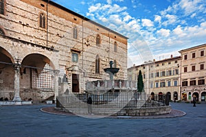 View of 4 november square - Perugia