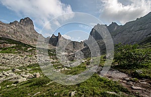 View of 4 peaks from below